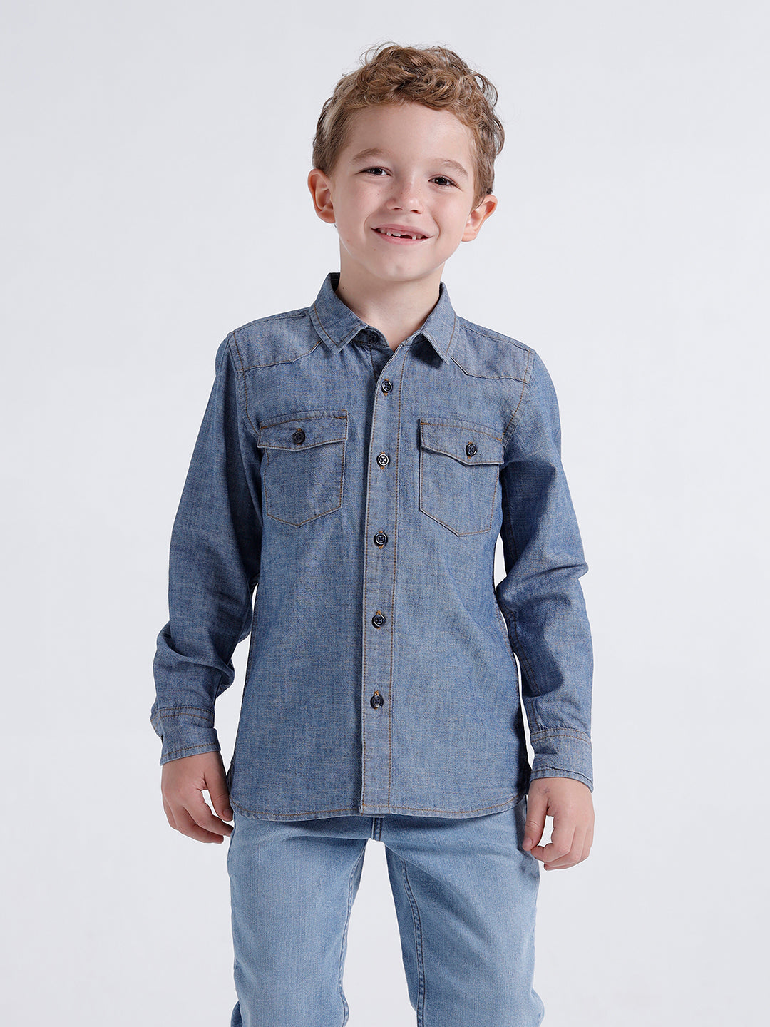Boys Long sleeve Denim shirt