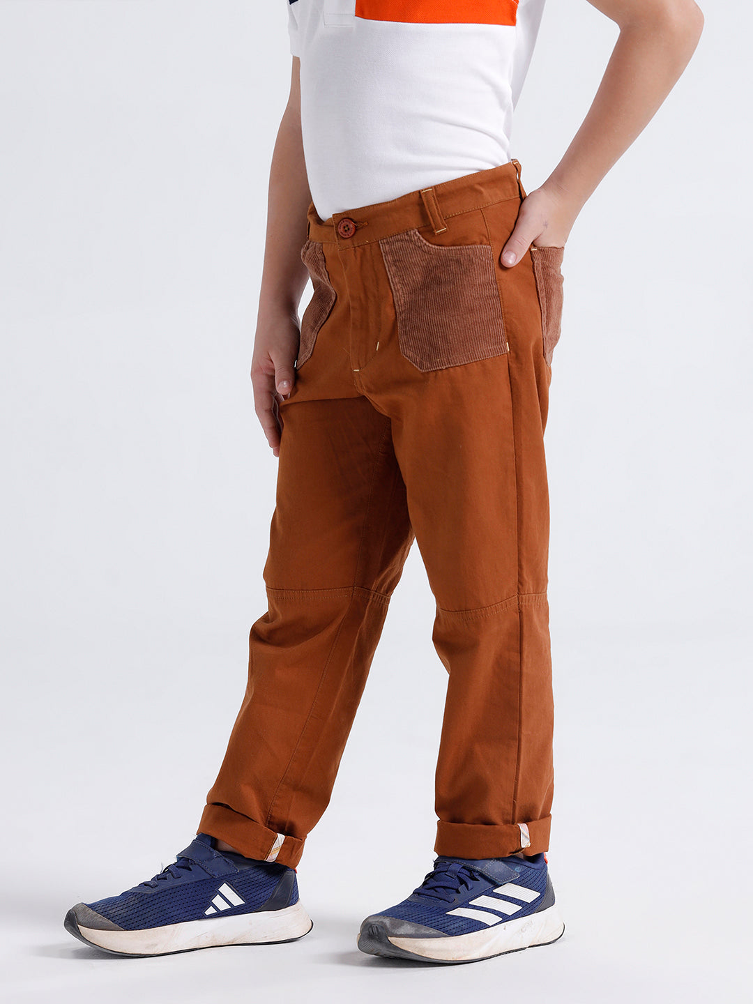 Boys Trouser with Corduroy pokcets
