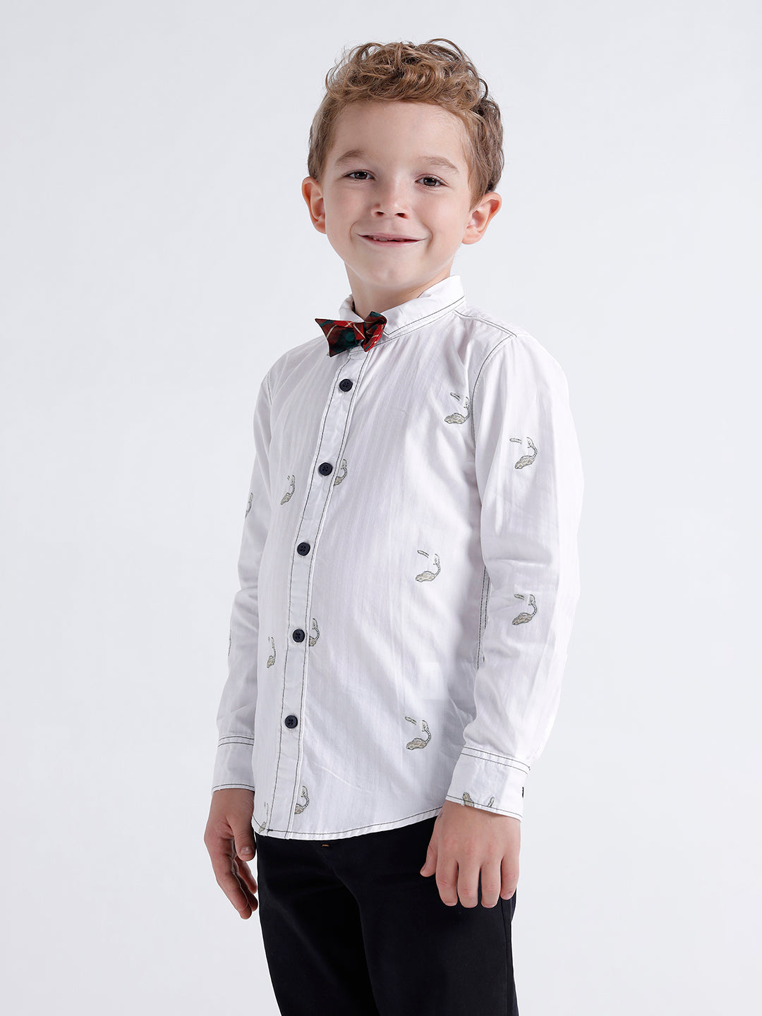Boys Long sleeve shirt with Bow