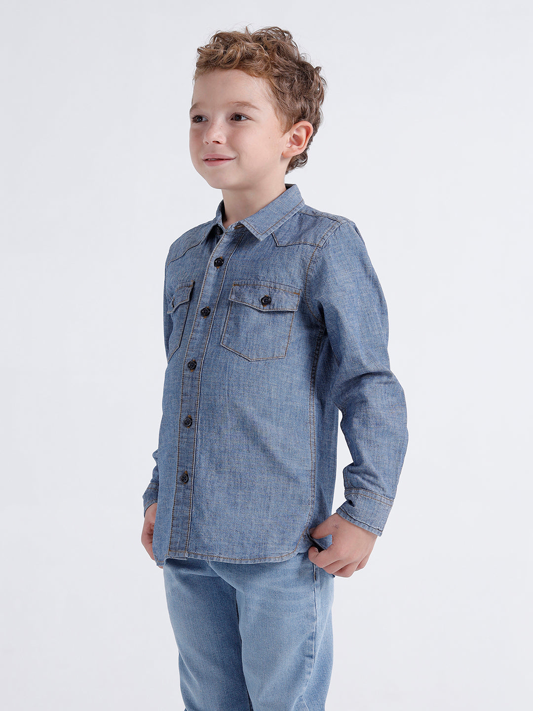 Boys Long sleeve Denim shirt