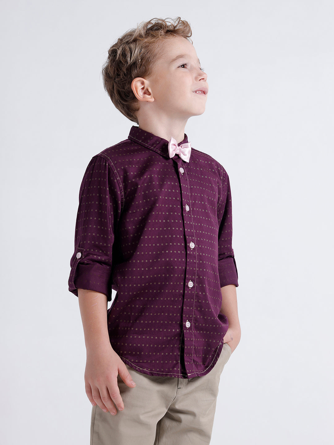 Boys Long sleeve shirt with Bow