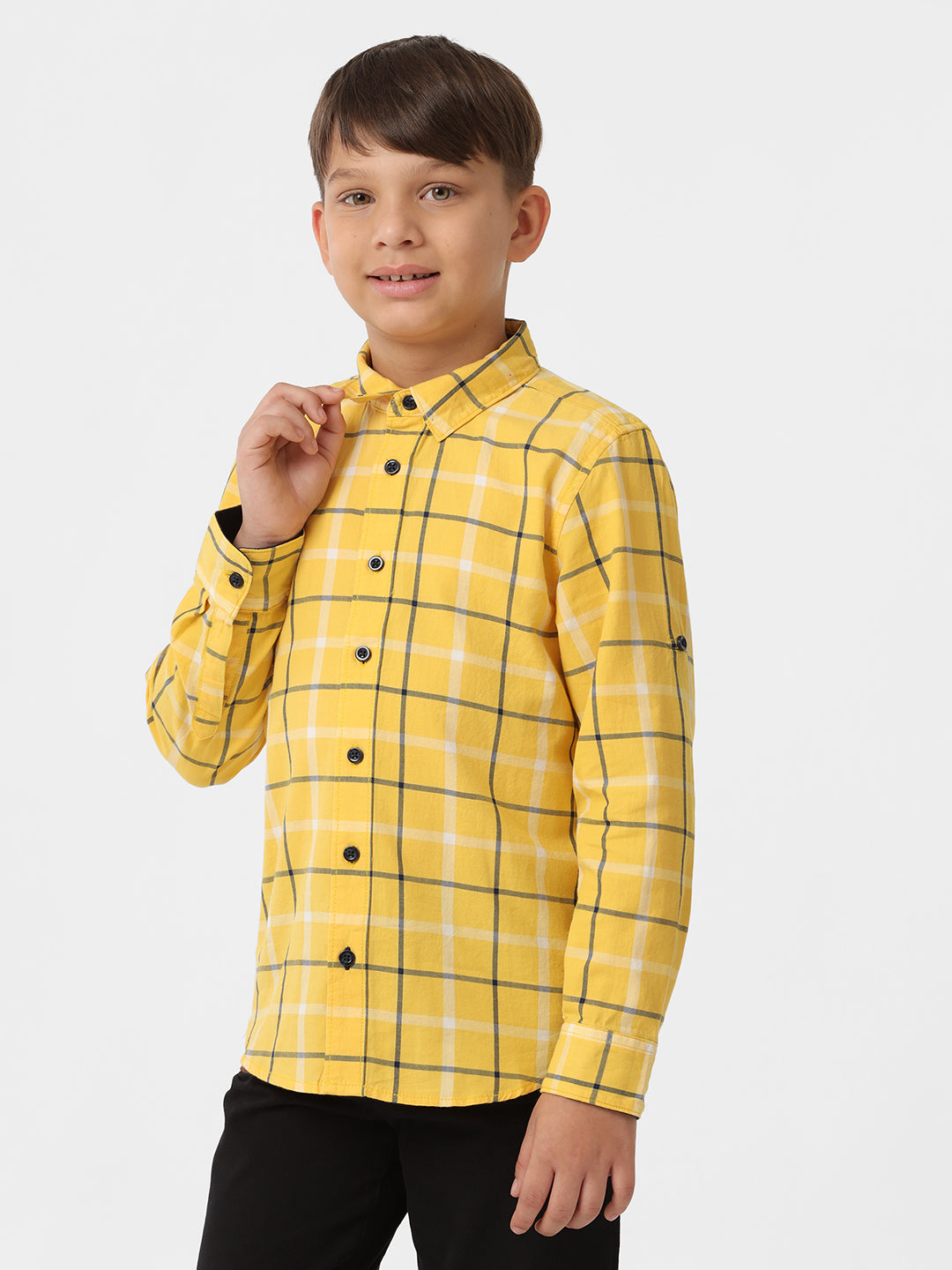 Boys check shirt