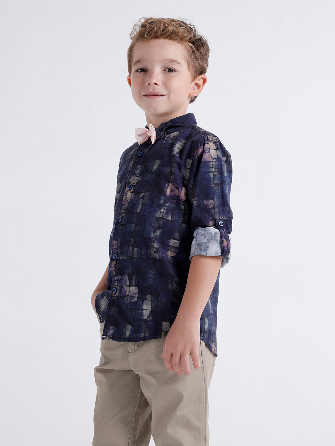 Boys Long sleeve shirt with Bow