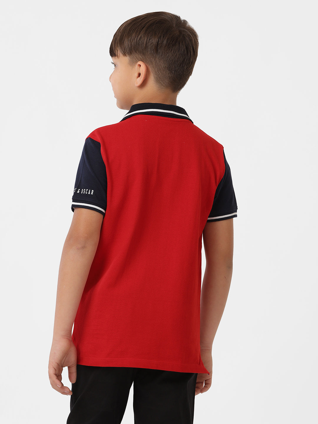 Boys Printed Polo T-shirt