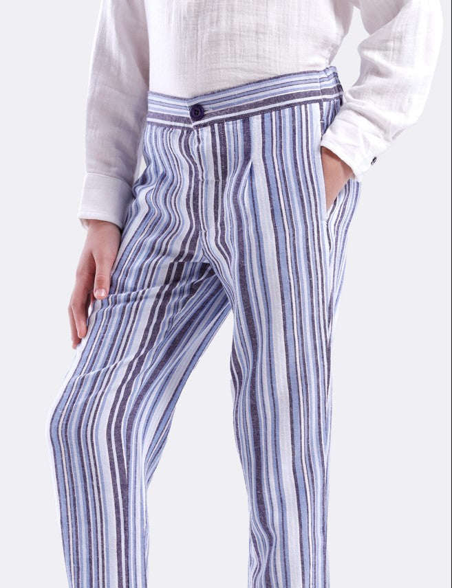 Unisex striped Trouser