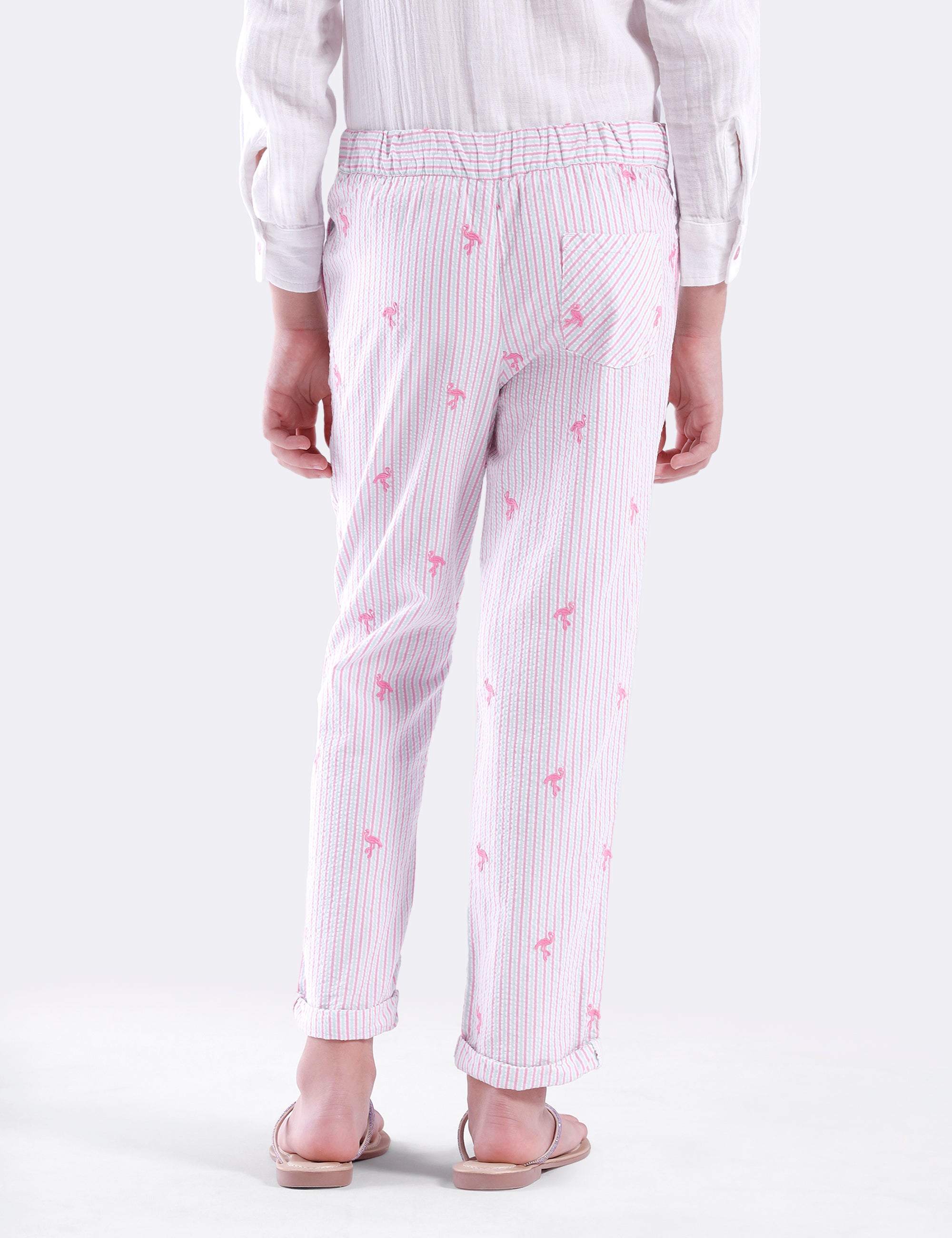 Unisex striped Trouser