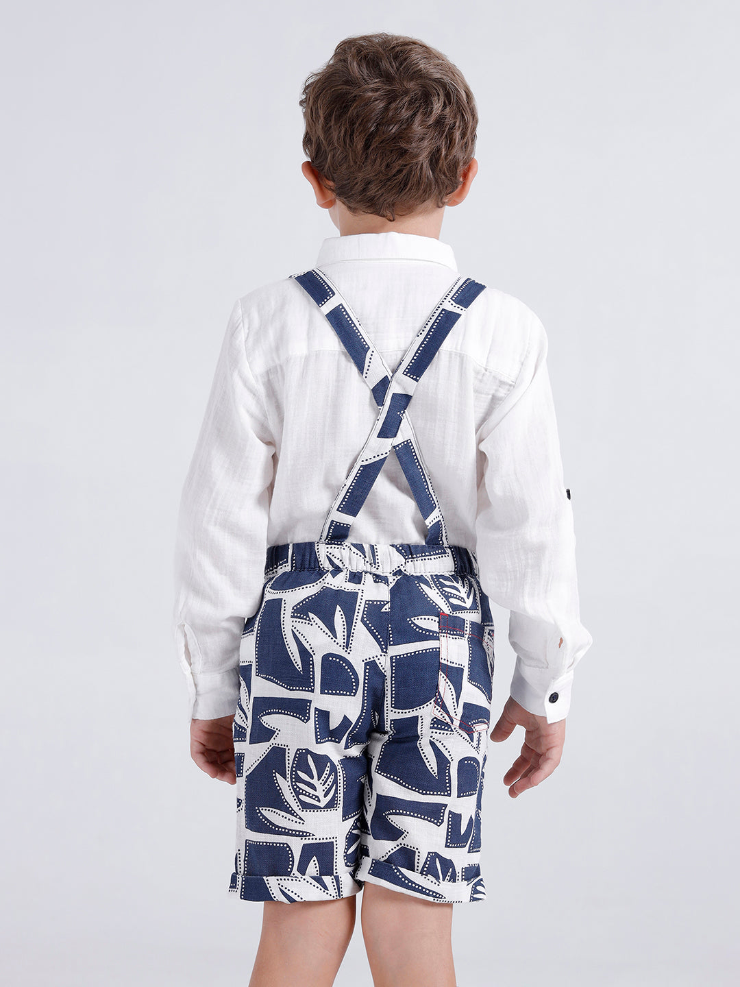 Boys Long sleeve with contrast bow and sleeve tab