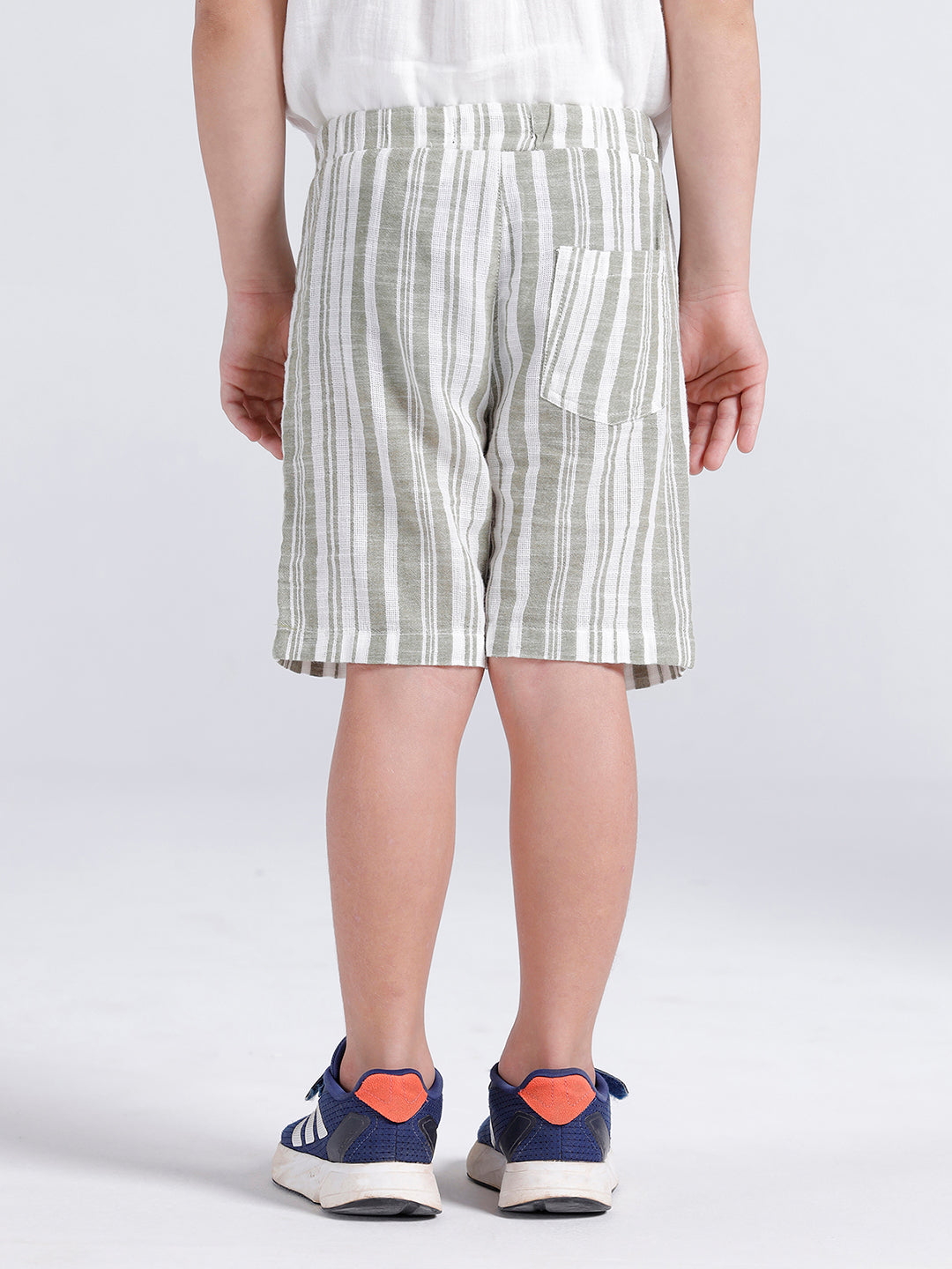 Boys Striped elasticated shorts