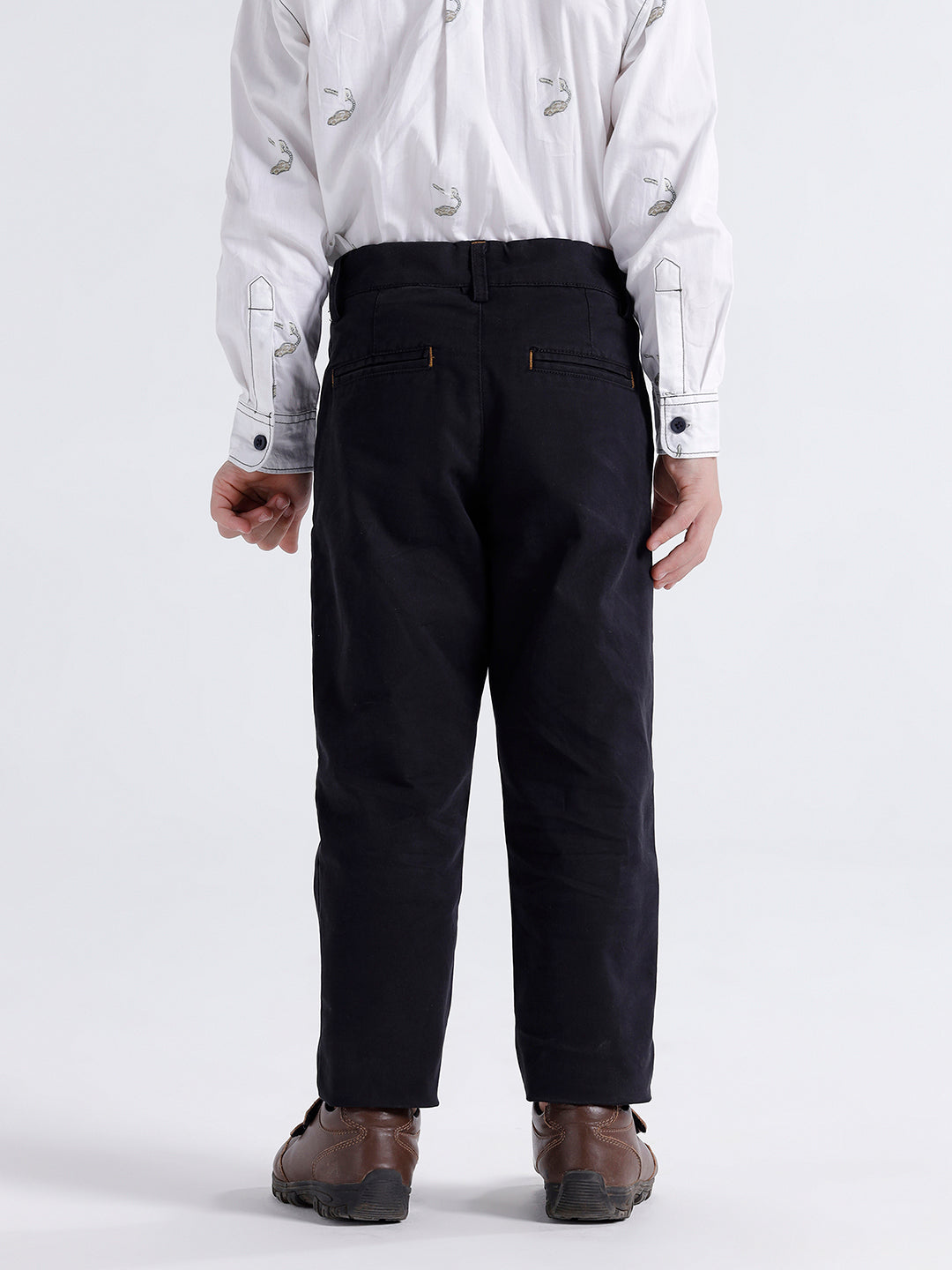 Boys Trouser with contrast inner waistband