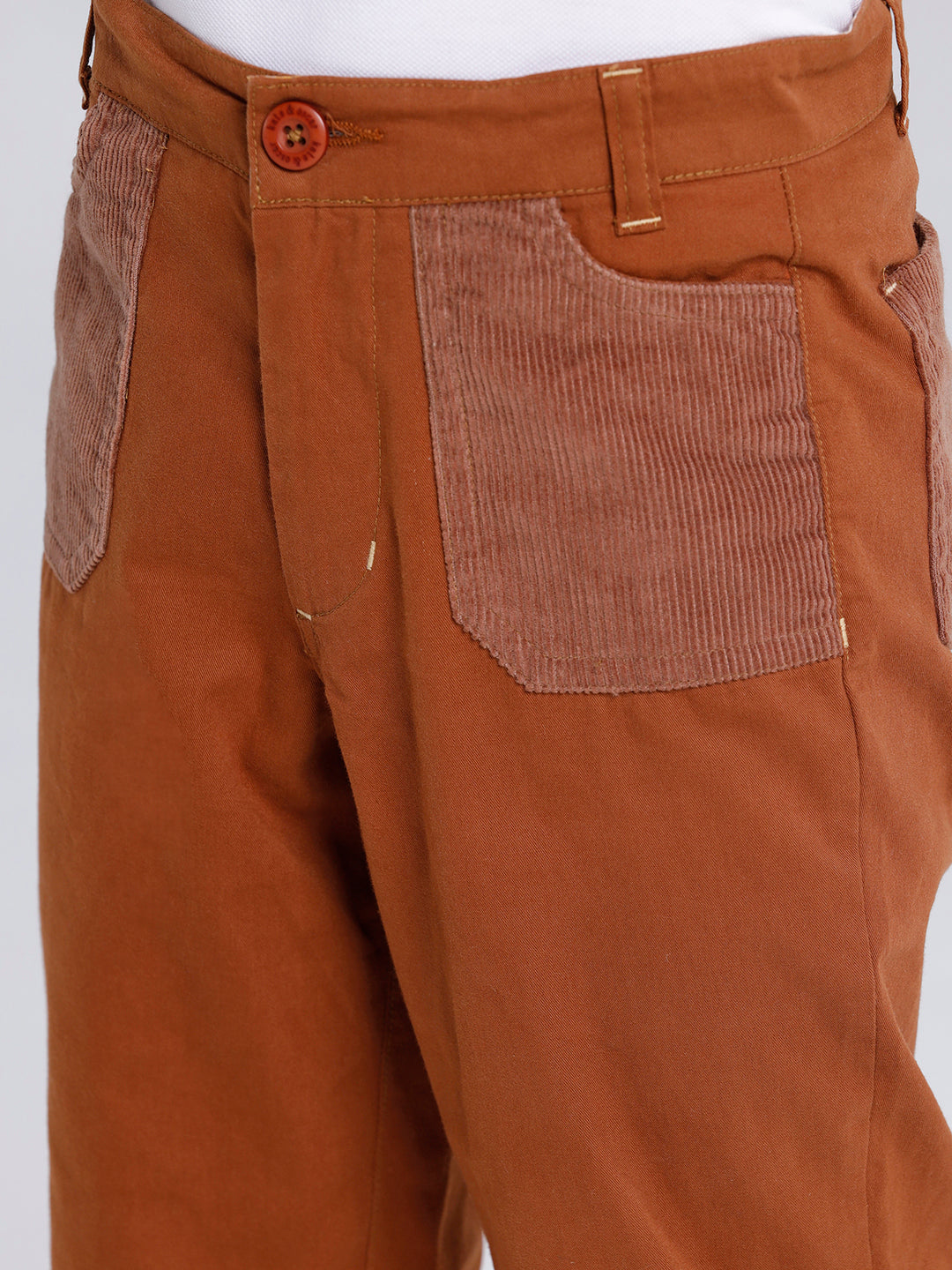 Boys Trouser with Corduroy pokcets