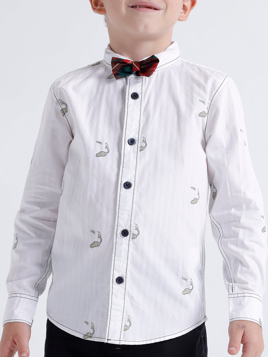 Boys Long sleeve shirt with Bow