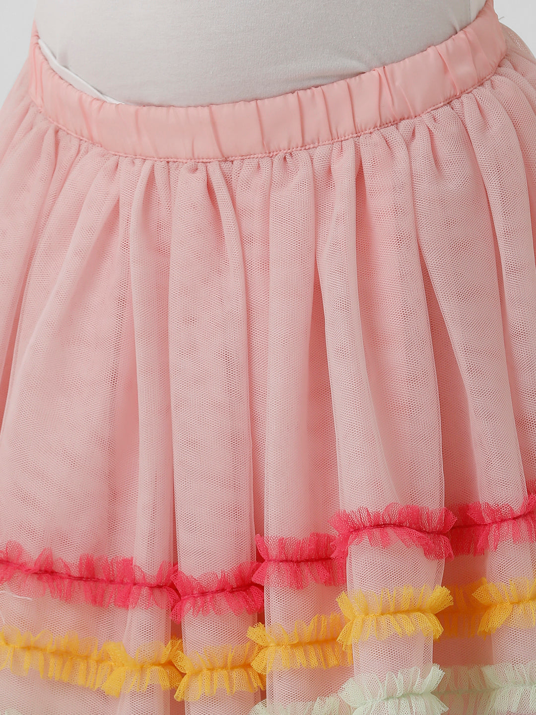 Girls Layer Frilled Mesh Skirt