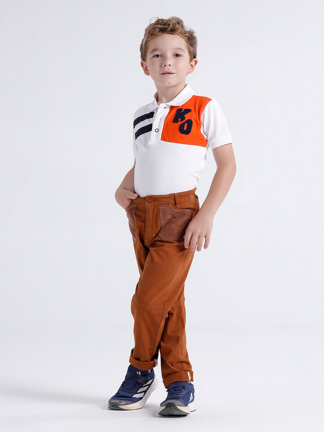 Boys Trouser with Corduroy pokcets