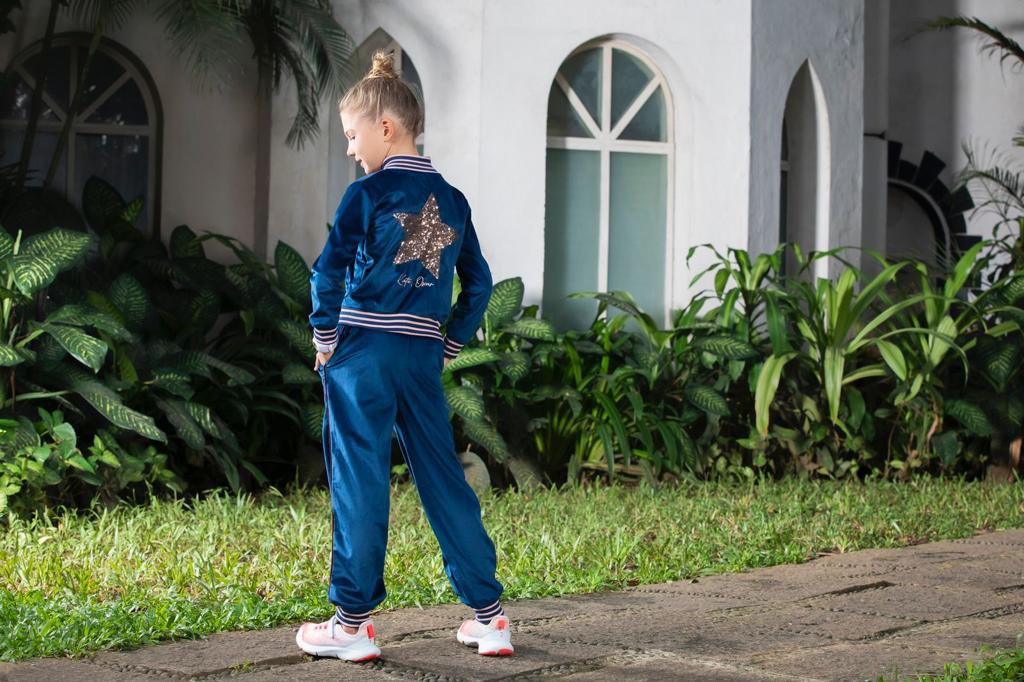 Navy Blue Track Pant