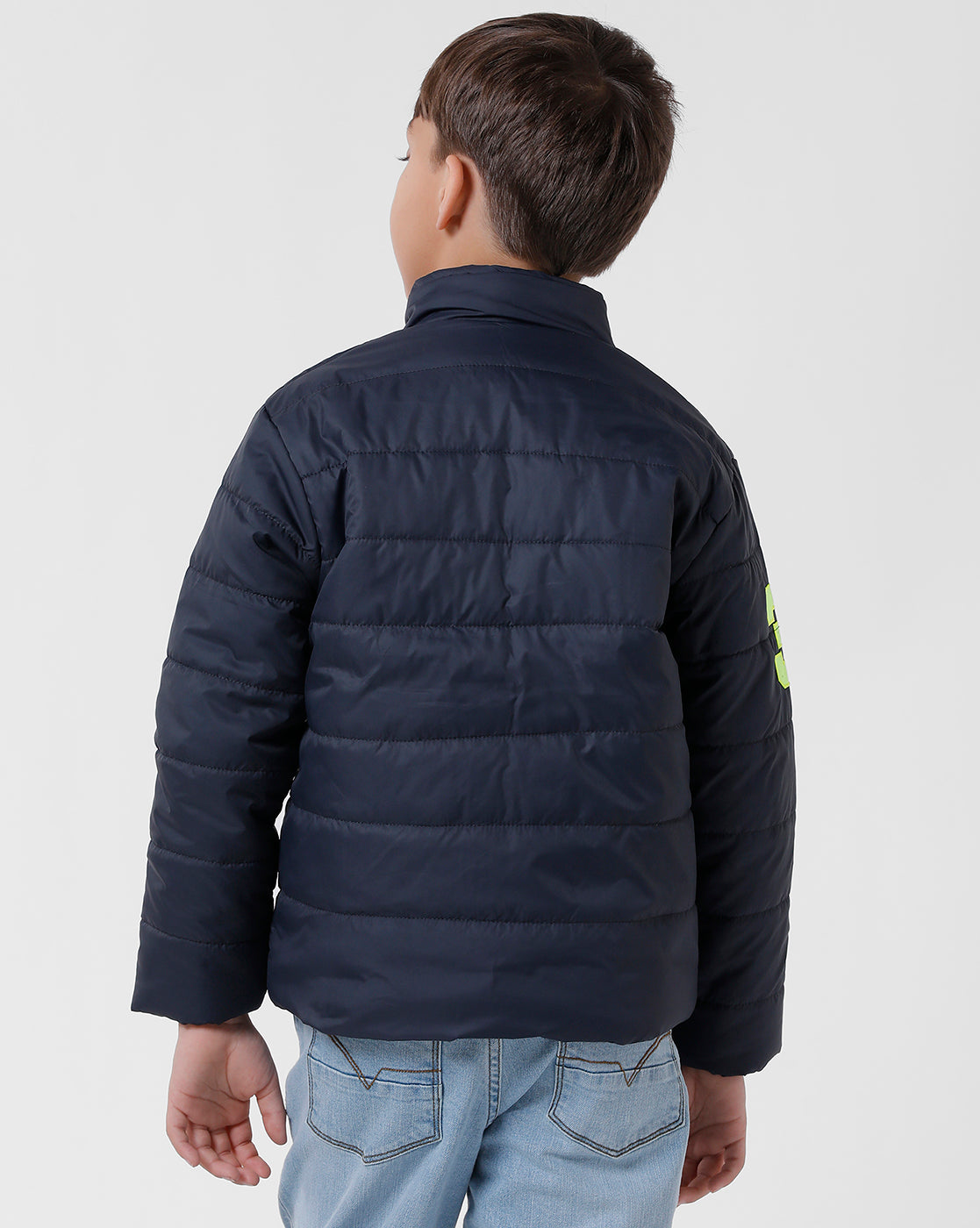 Navy Blue Winter K&O Jacket