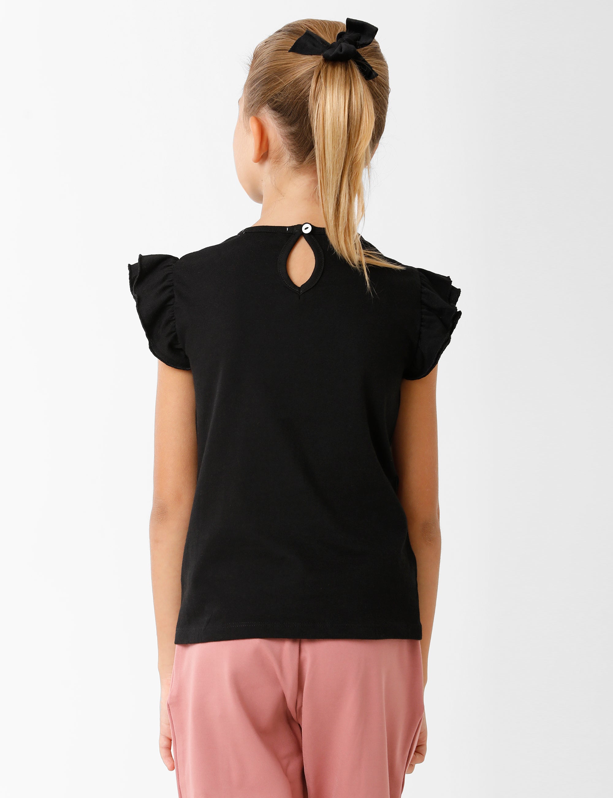 Bold Butterfly Black T-Shirt