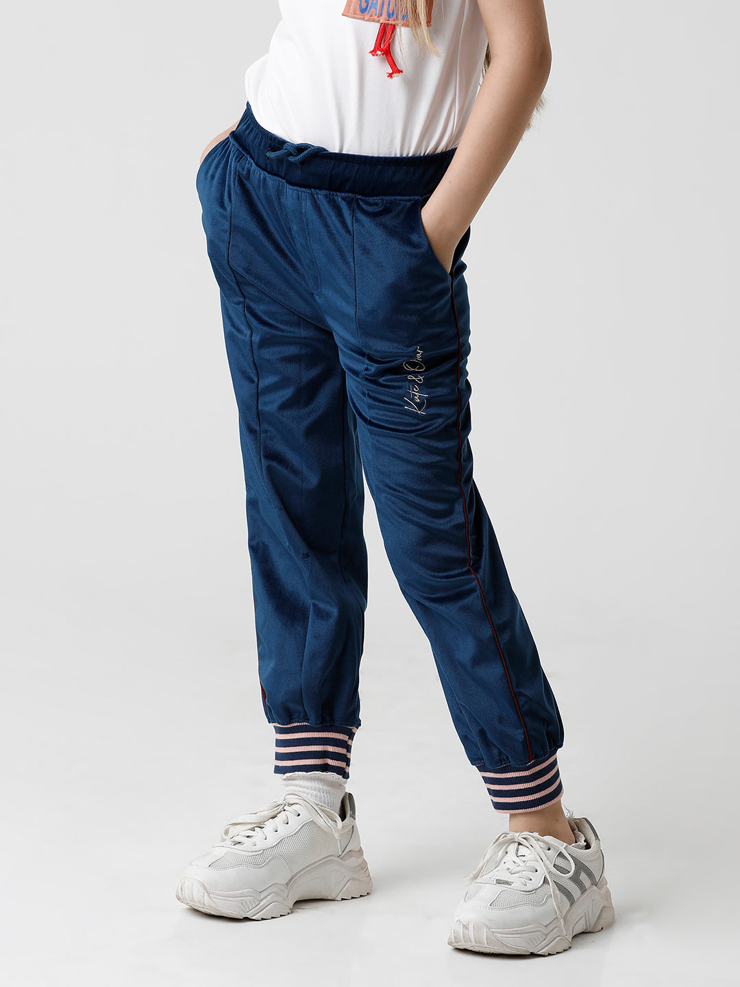 Navy Blue Track Pant