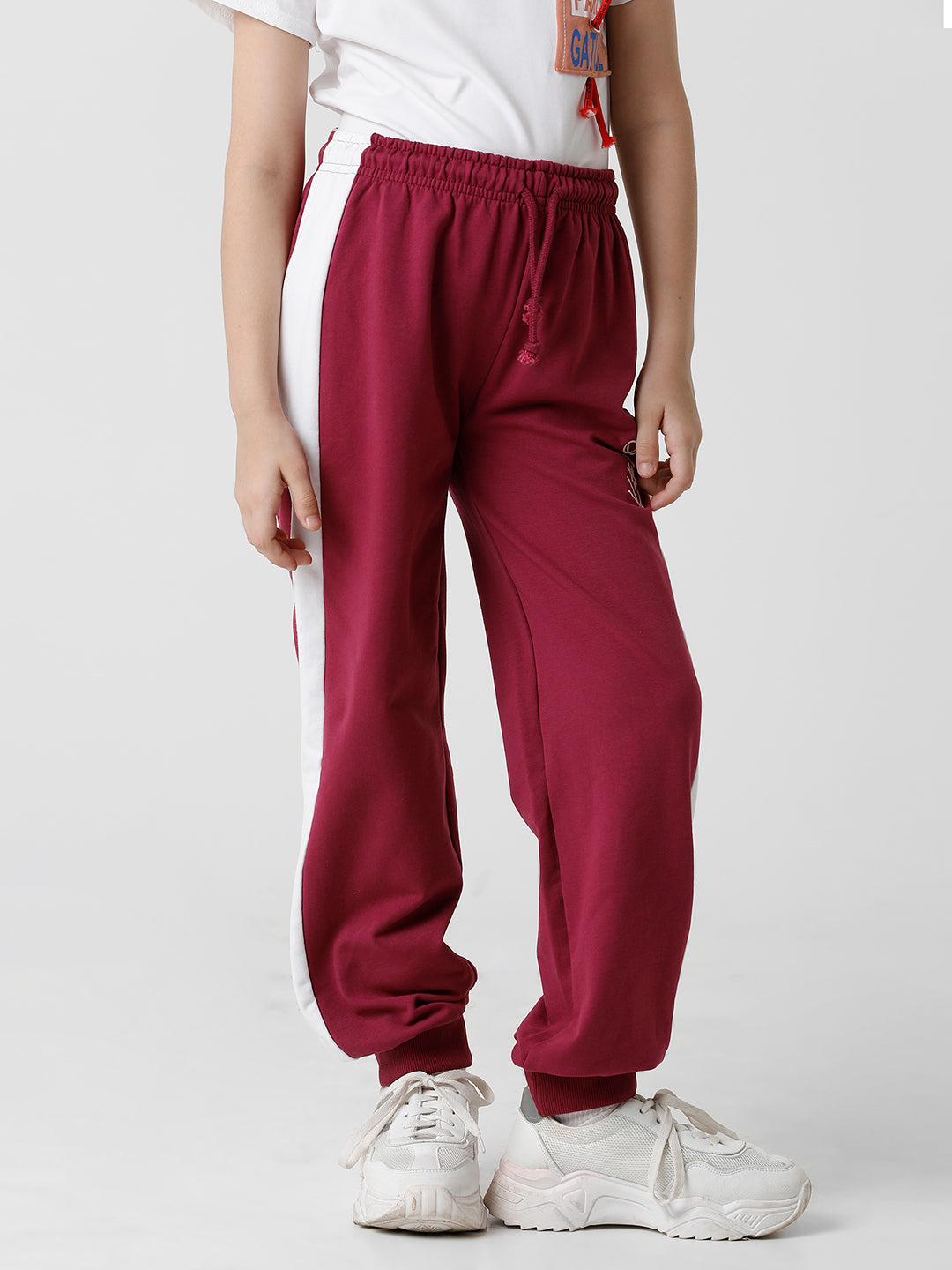 Dark Wine Track Pant