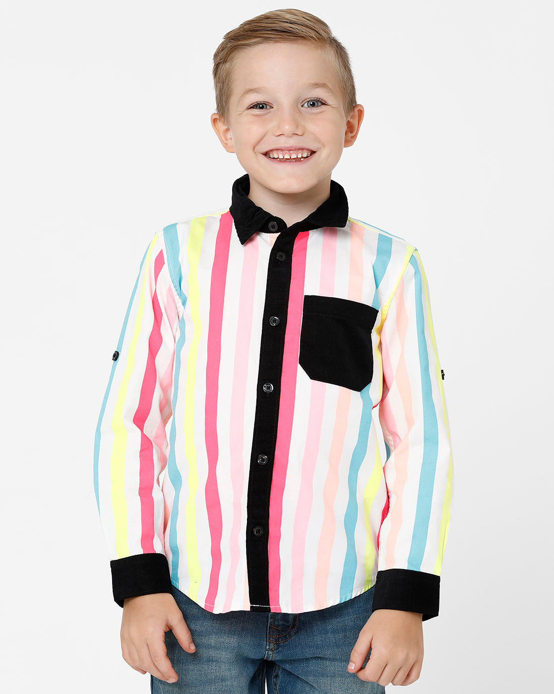 Fluro Stripe Shirt