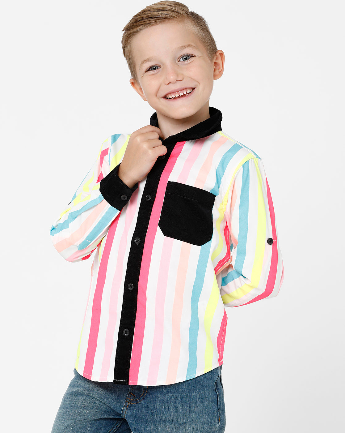 Fluro Stripe Shirt