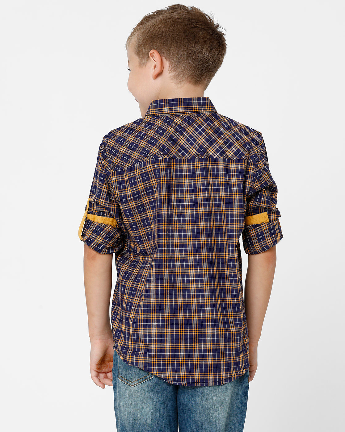 Yellow Checked Shirt