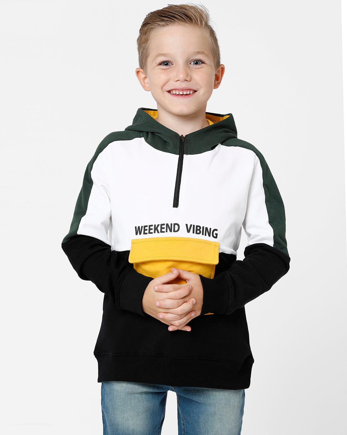 Dark Green Hooded Sweatshirt