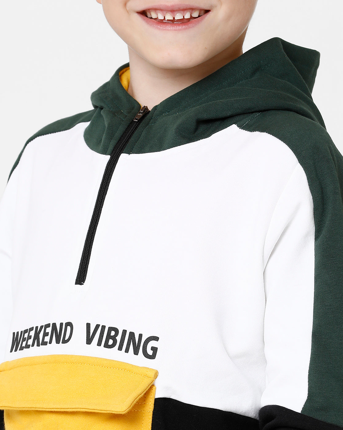 Dark Green Hooded Sweatshirt